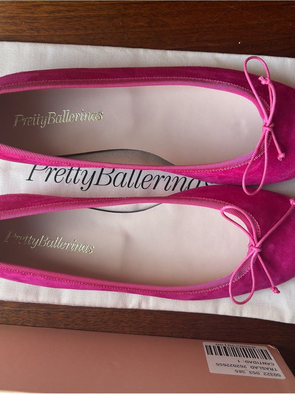 Pretty Ballerinas Women’s PINK Ballet Flats - Nicole